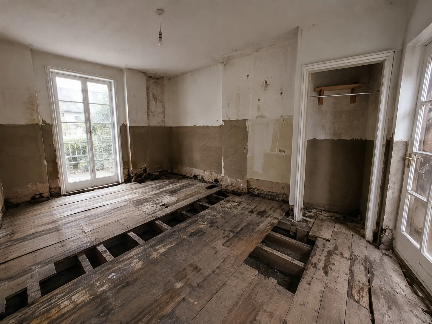 Bedroom 2 before renovation