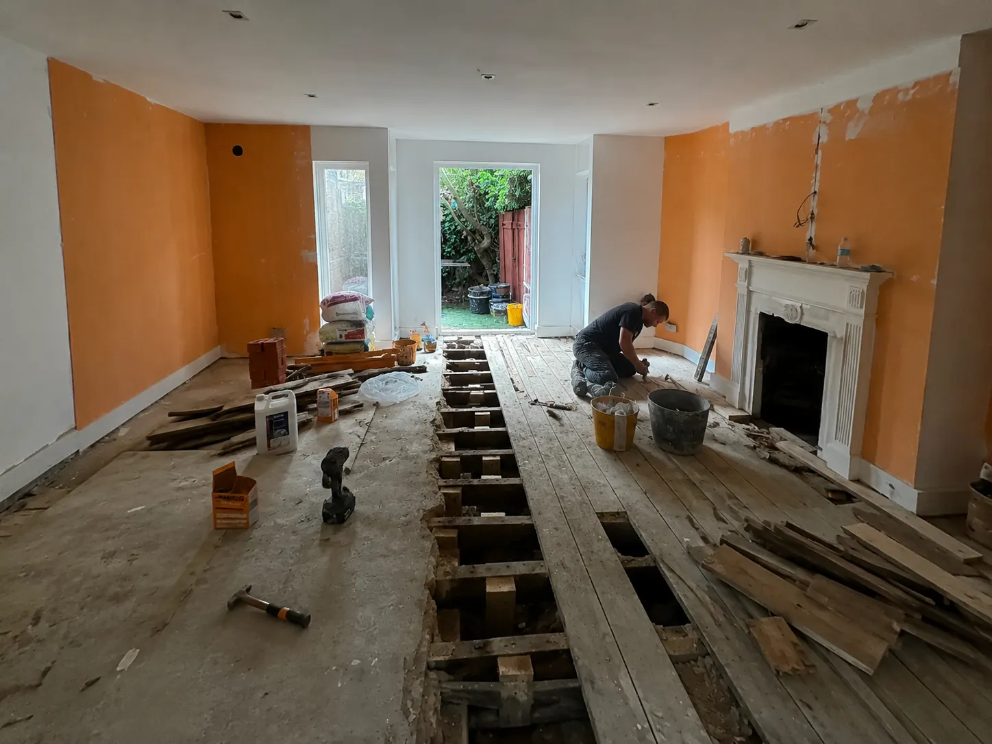 Living space 2 before renovation