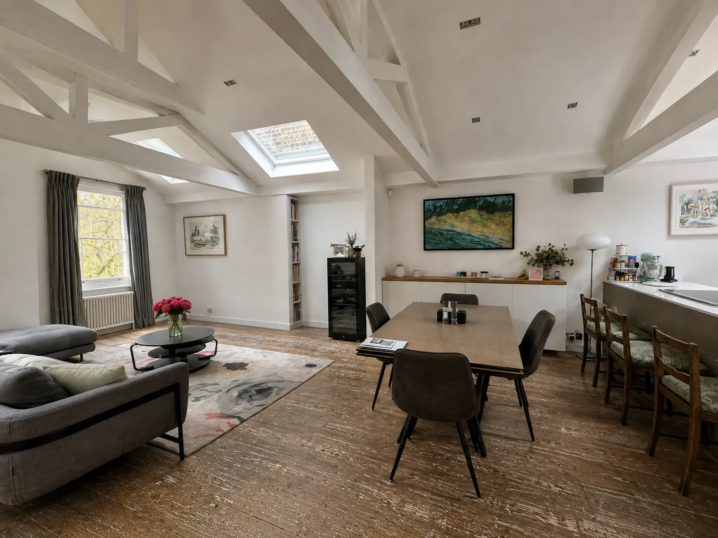 Living space 8 before renovation