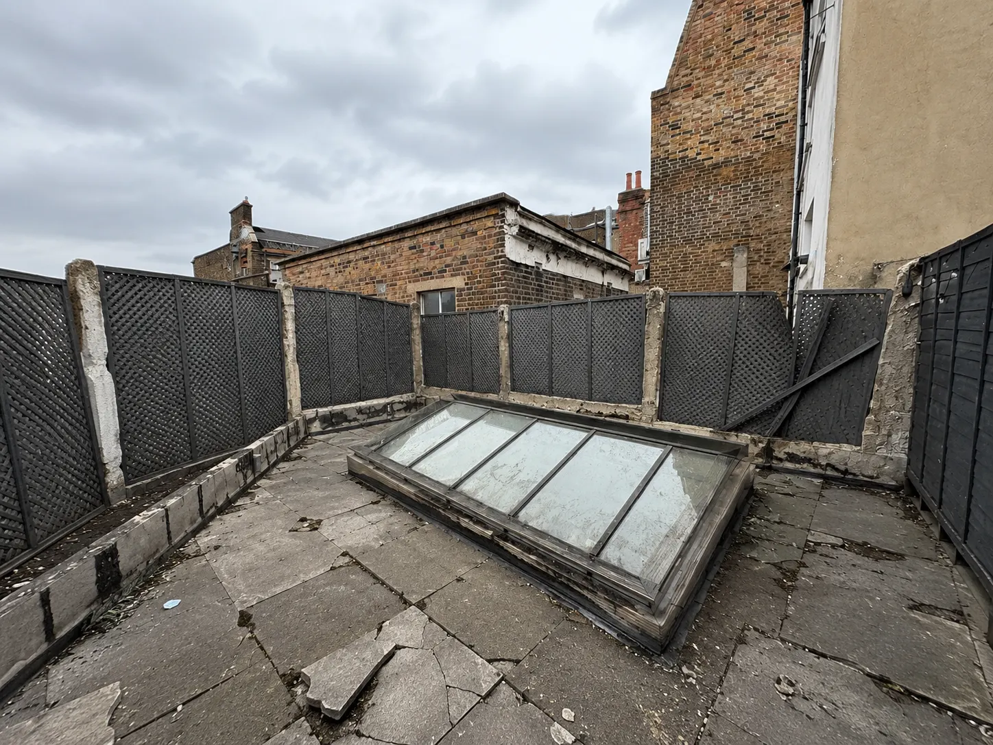 Outdoor space 2 before renovation