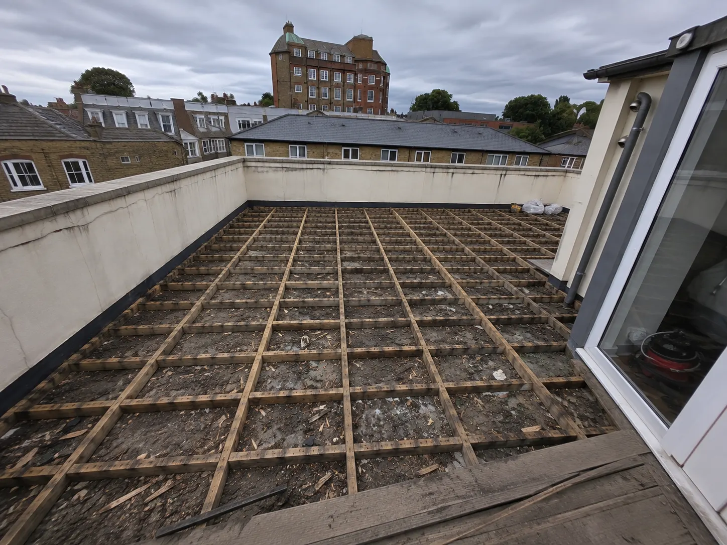 Outdoor space 1 before renovation