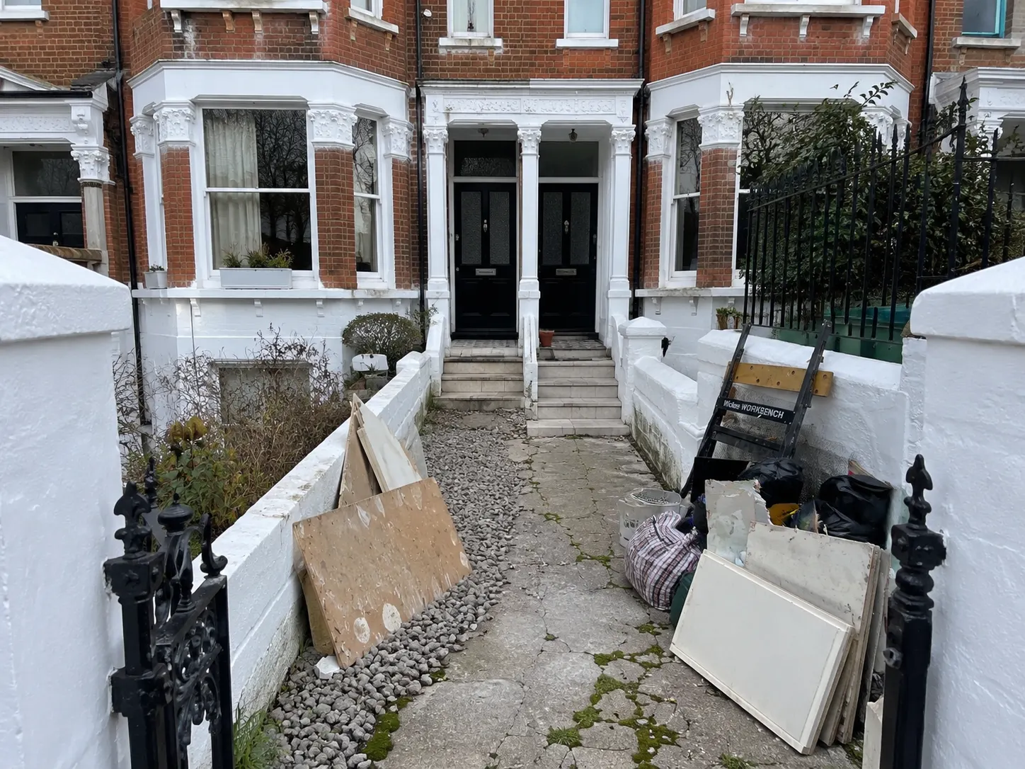 Outdoor space 6 before renovation